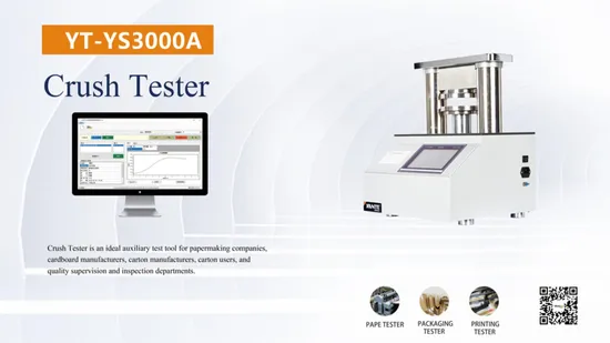 Programmable Automatic Paper Ring Crush Pressure Lab Testing Machine